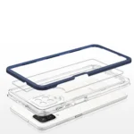 Clear 3In1 Frame Gel Cover Blue Kryt Samsung Galaxy A12