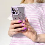 Design Cover Flower Cover Dark Blue Kryt Samsung Galaxy A12