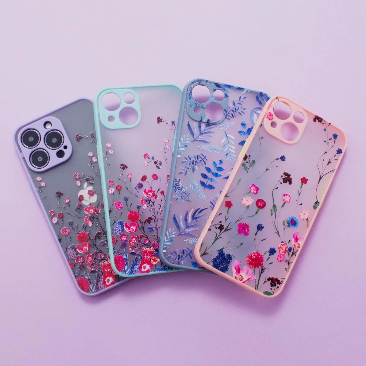 Design Cover Flower Cover Dark Blue Kryt Samsung Galaxy A12