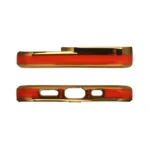 Fashion Gold Frame Gel Cover Red Kryt Samsung Galaxy A12