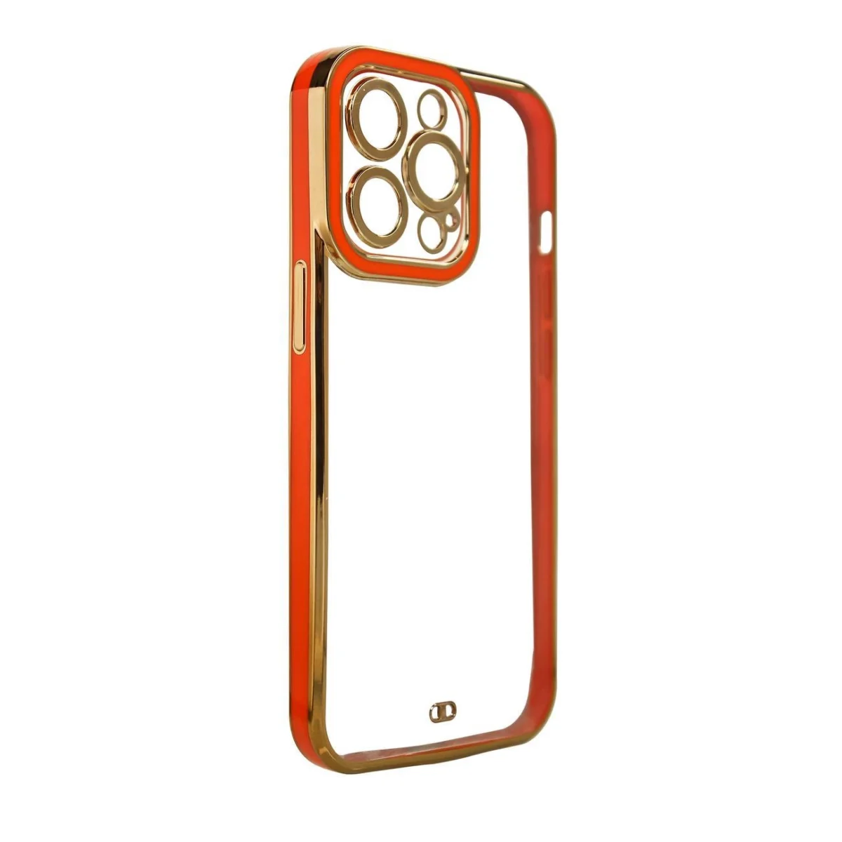 Fashion Gold Frame Gel Cover Red Kryt Samsung Galaxy A12