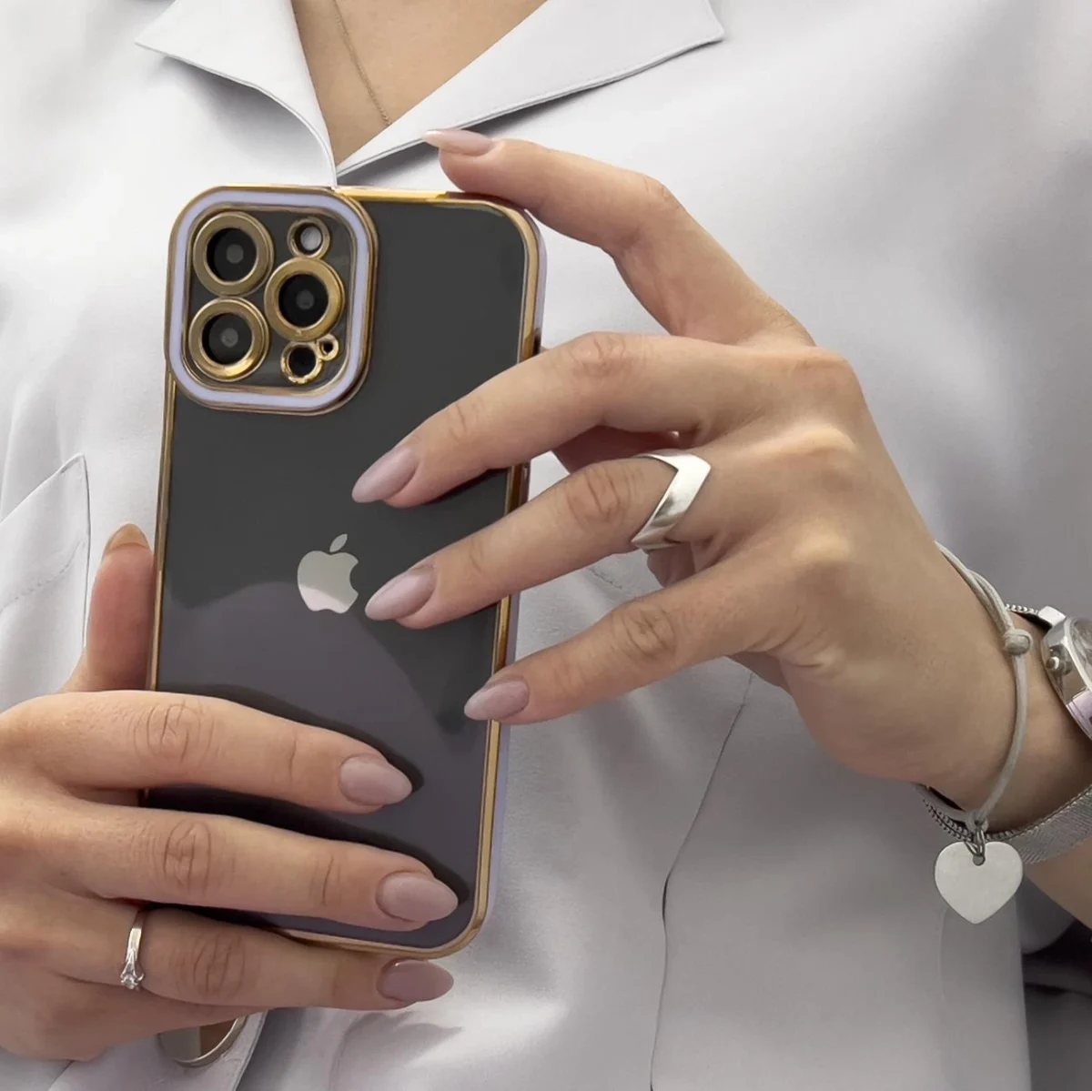Fashion Gold Frame Gel Cover Red Kryt Samsung Galaxy A12