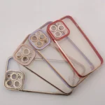 Fashion Gold Frame Gel Cover Red Kryt Samsung Galaxy A12