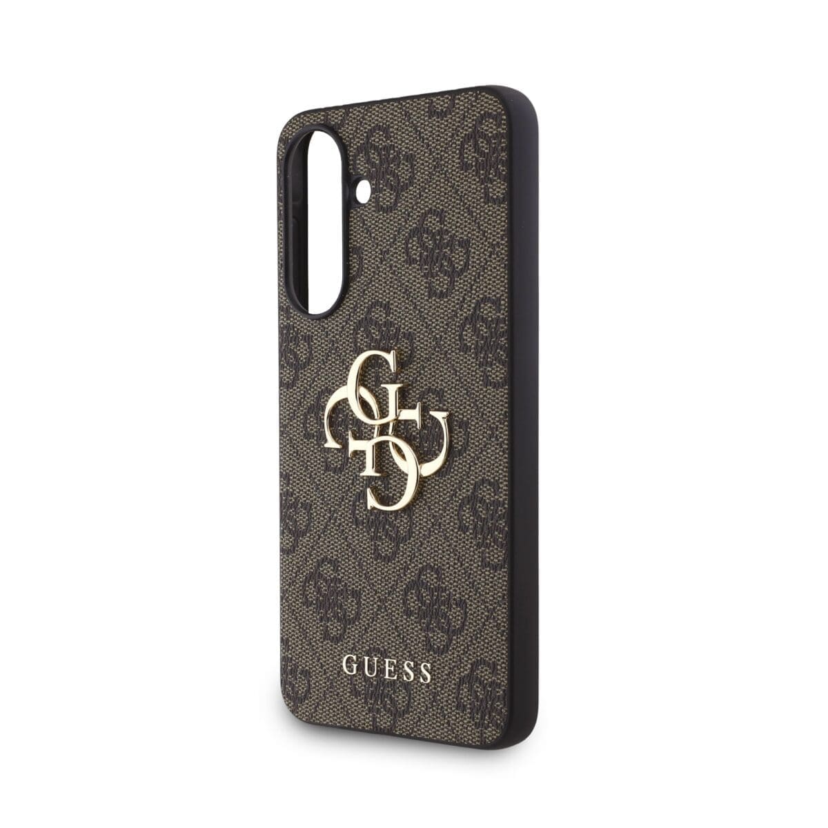 Guess PU 4G Metal Logo Brown Kryt Samsung Galaxy A36 5G