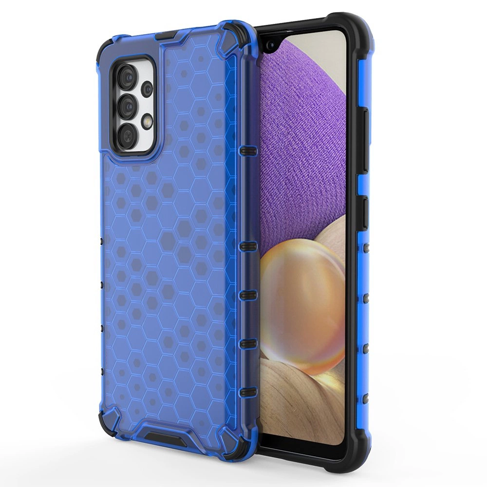 Honeycomb Armored Cover With A Gel Frame (166.5) Blue Kryt Samsung Galaxy A03s