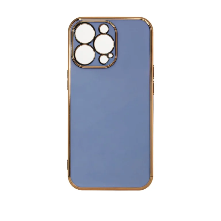 Lighting Color Gold Frame Gel Cover Blue Kryt Samsung Galaxy A12