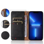Magnet Strap Pouch Wallet + Mini Lanyard Pendant Black Kryt Samsung Galaxy A13 5G