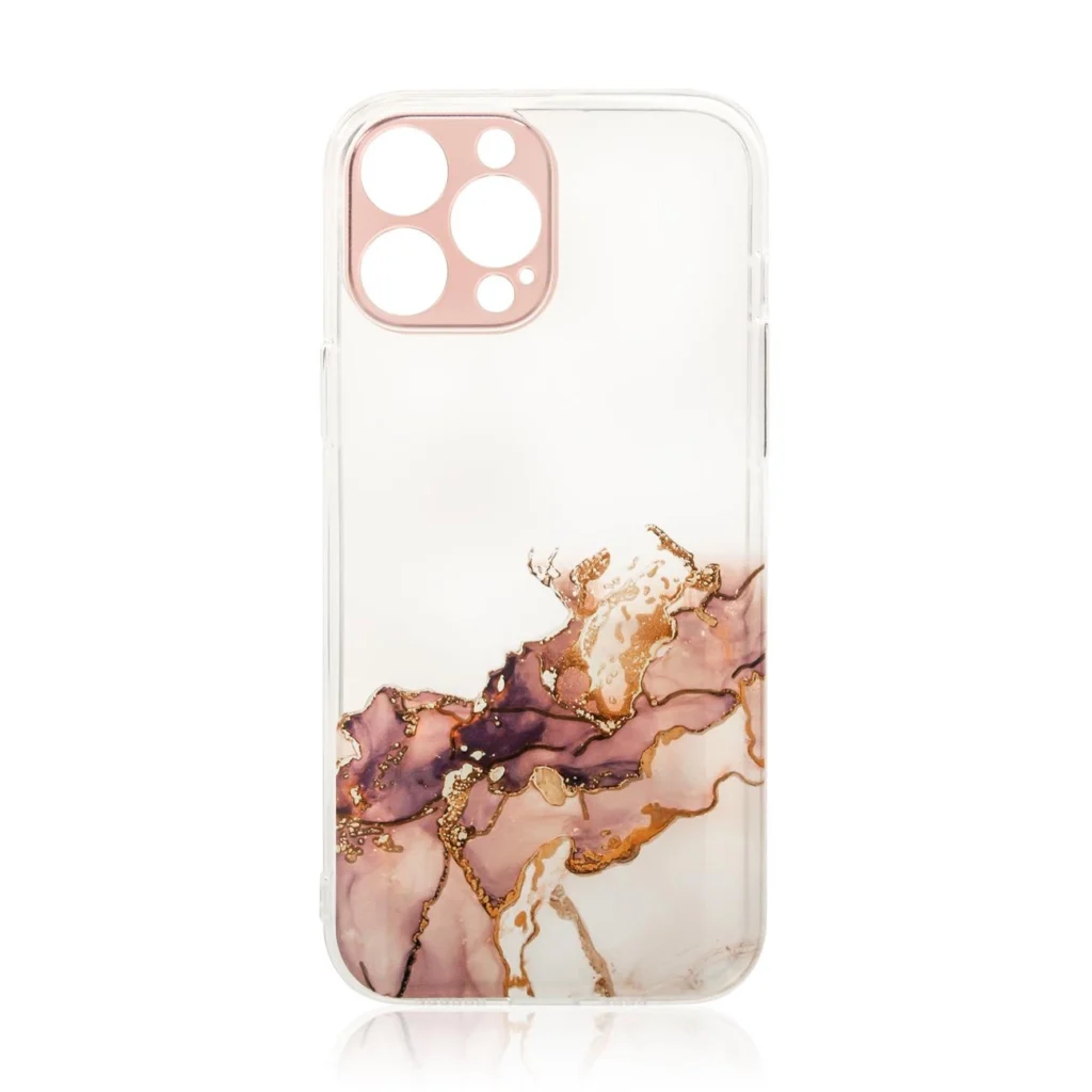Marble Cover Gel Cover Marble Brown Kryt Samsung Galaxy A12