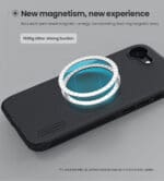 Nillkin Super Frosted PRO Magnetic Apple Black Kryt iPhone 16e