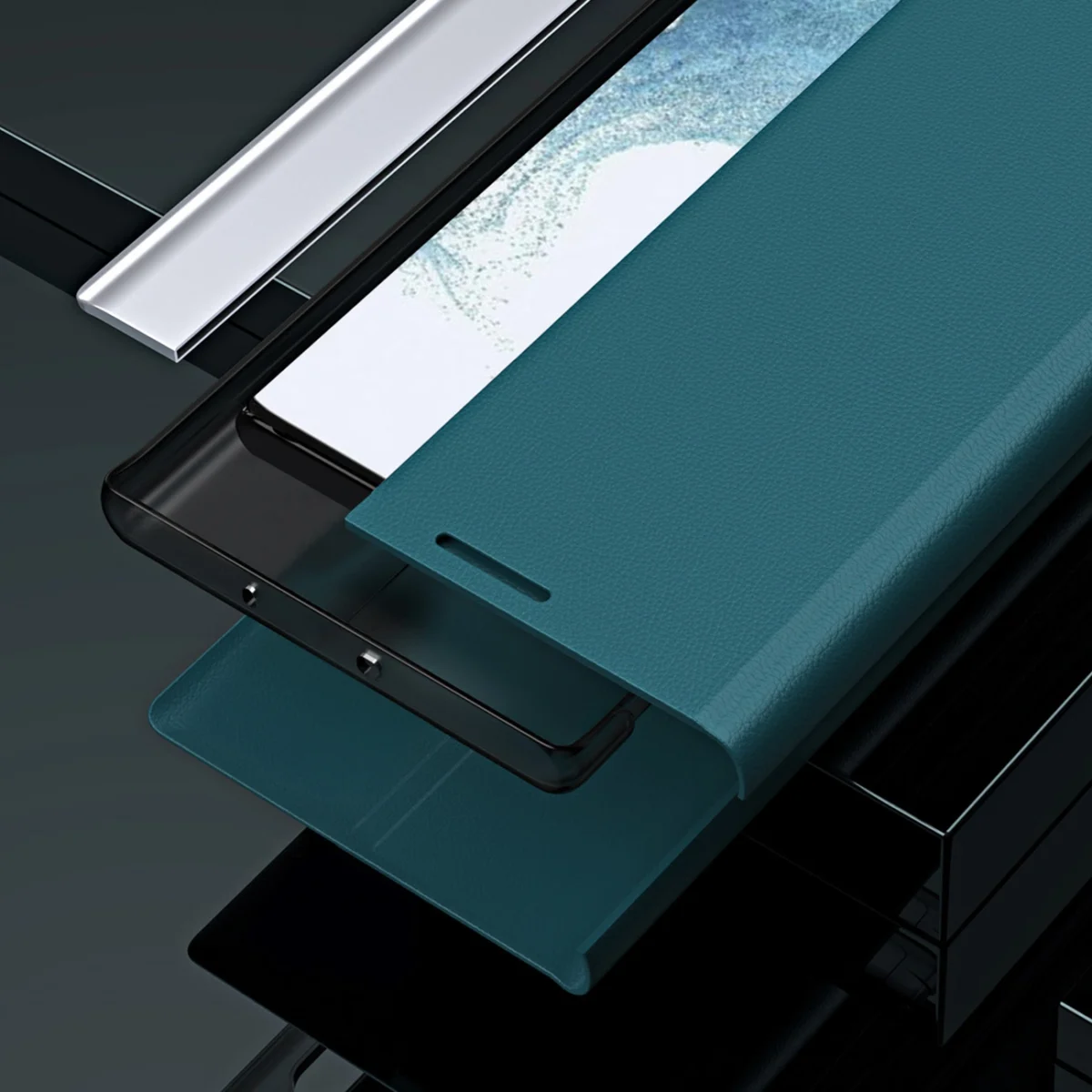 Sleep Pro With Flip Stand Black Kryt Samsung Galaxy A24