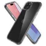 Spigen Crystal Hybrid Clear Kryt iPhone 15