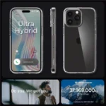 Spigen Crystal Hybrid Clear Kryt iPhone 15 Pro