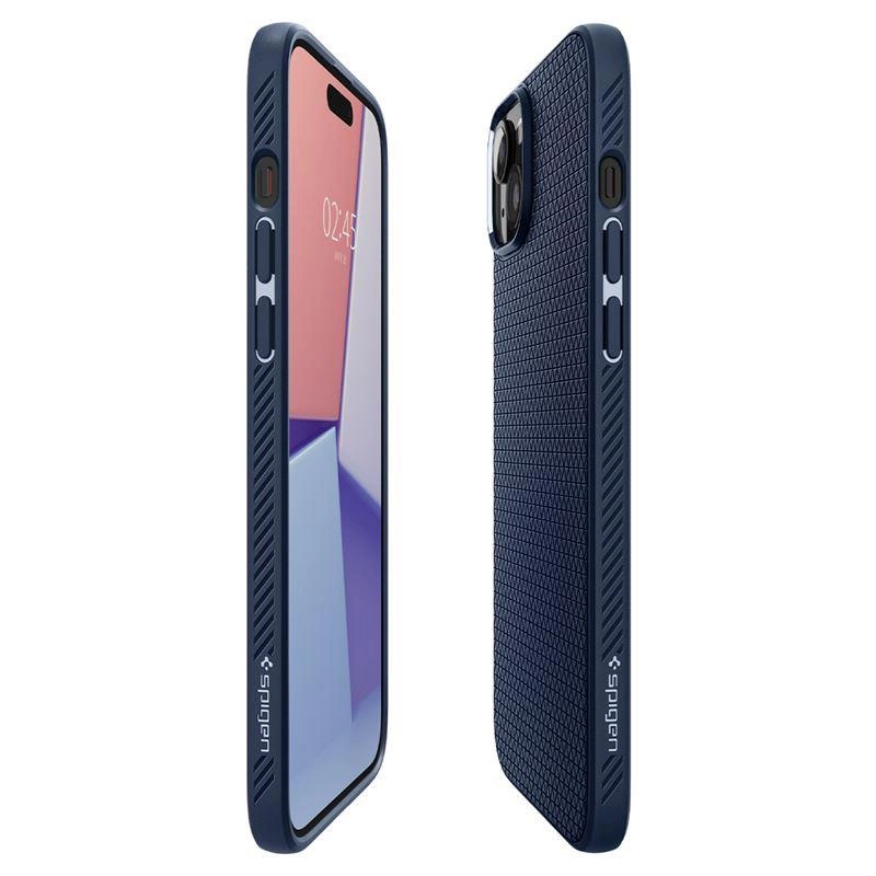 Spigen Liquid Air Blue Kryt iPhone 15 Plus