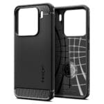 Spigen Rugged Armor Matte Black Kryt Xiaomi 15