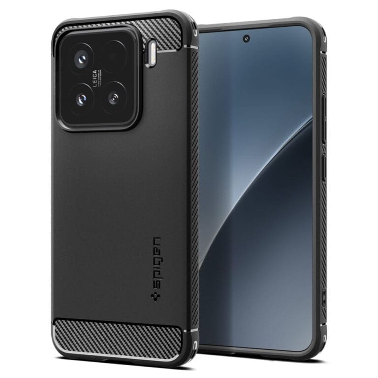 Spigen Rugged Armor Matte Black Kryt Xiaomi 15