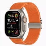 Tech-Protect Nylon Clasp Apple Watch 6 / 7 / 8 / 9 / 10 / Se / Ultra 1 / 2 (44 / 45 / 46 / 49 mm) Orange
