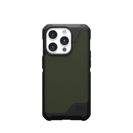 Uag Metropolis Lt MagSafe Green Kevlar Kryt iPhone 15 Pro