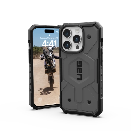 Uag Pathfinder MagSafe Silver Kryt iPhone 15 Pro