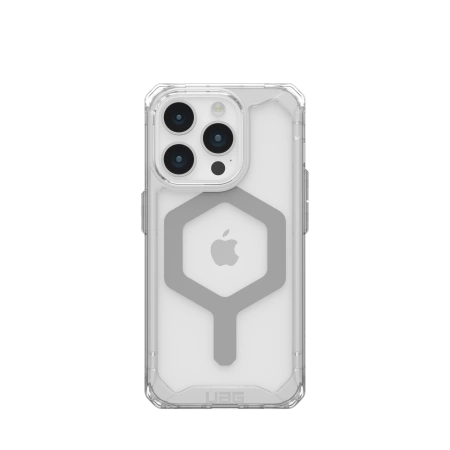 Uag Plyo MagSafe Transparent And Silver Kryt iPhone 15 Pro